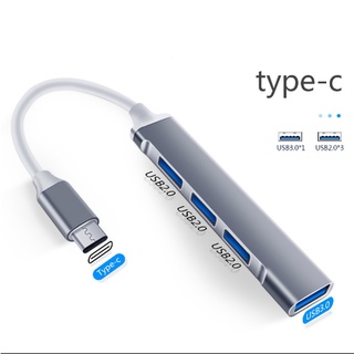 Type c to hub USB ความเร็วสูง 4 พอร์ตฮับ USB 3.0 Type-C HUB Adapter สำหรับ PC แล็ปท็อปอุปกรณ์เสริมคอมพิวเตอร์