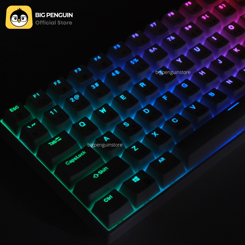 Royal Kludge RK100 RGB Hotswap RK คีย์ไทย English คีย์บอร์ดไร้สาย