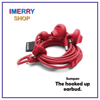 Urbanears [ของแท้ รับประกัน 1 ปี] หูฟังมีสาย หูฟัง inear สีแดง พร้อมไมโครโฟน รีโมท มีสาย แฟชั่น Sumpan Tomato