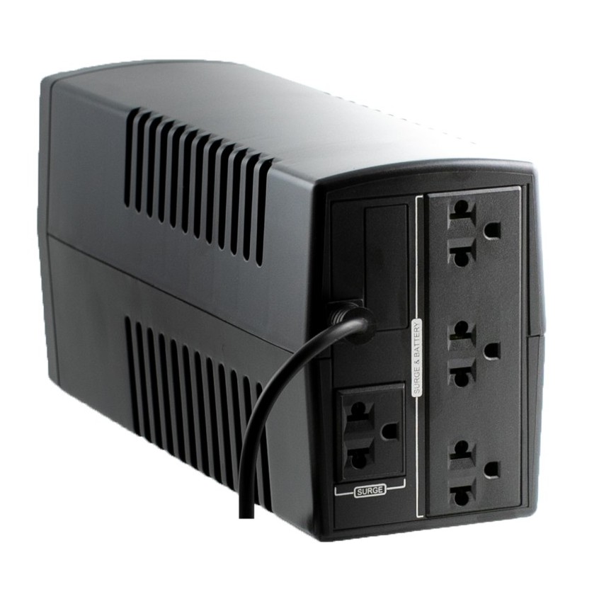 UPS (เครื่องสำรองไฟฟ้า) SYNDOME รุ่น ECO II-1000 (1000VA/630WATT) Warranty 2 - y