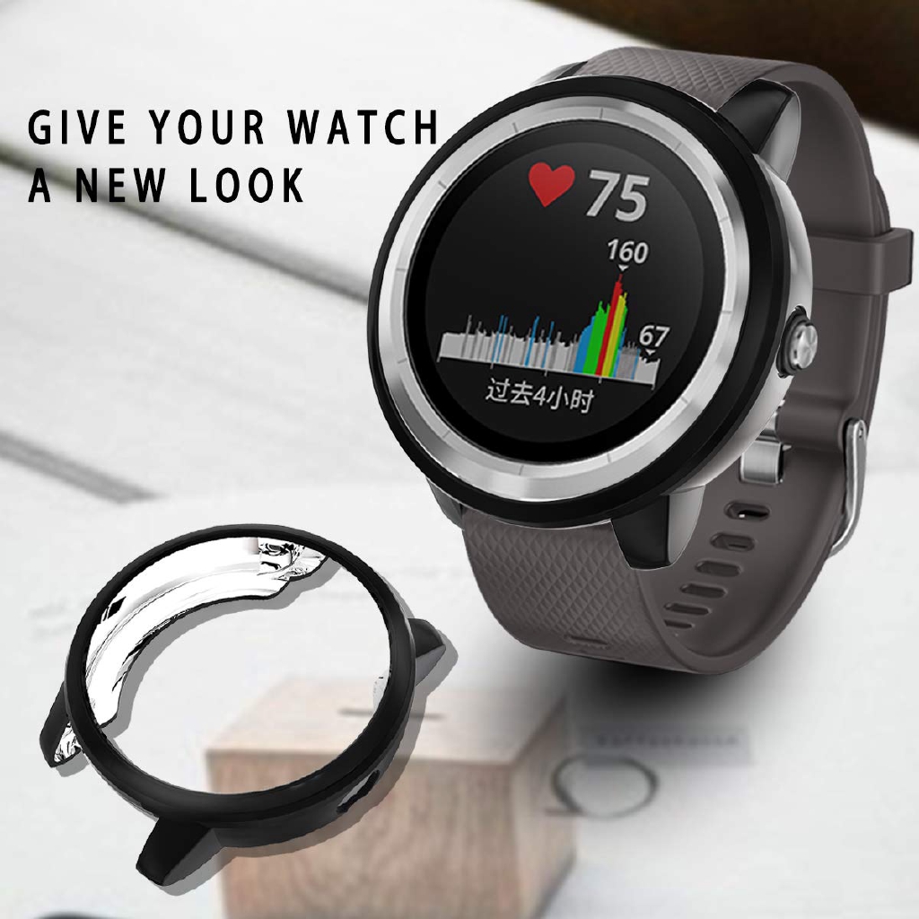 แผ่นปิดกันรอย มันวาว สำหรับ Garmin Vivoactive 3 Music Trainer