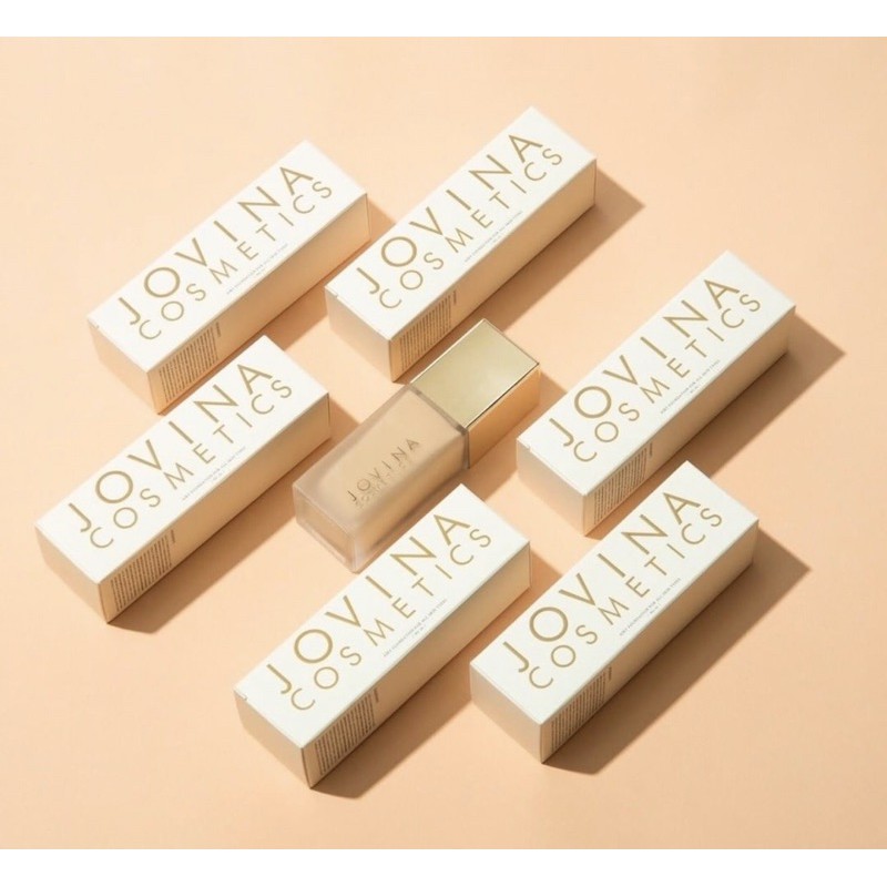 รองพื้น jovina เบอร์02 รองพื้นแก้มกี้ ส่งต่อ ขนาด30ml