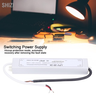 ShiZi Berm สวิทช์พาวเวอร์ซัพพลาย กันน้ำ เอาท์พุทป้องกัน Led Dc24V 20W