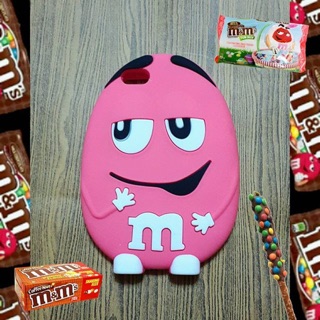 เคสไอโฟน5/5Sเป็นซิลิโคนรูปช็อกโกแลตm&amp;m พร้อมส่งคะ