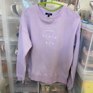 เสื้อกันหนาว แขนยาว spao มี2สี สีม่วง, ชมพู