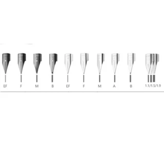 Lamy Z50 Schwarz Replacement Nib (Black Steel Nib) - หัวปากกาลามี เหล็ก สีดำ สำหรับ Lamy Safari, Al-Star etc.