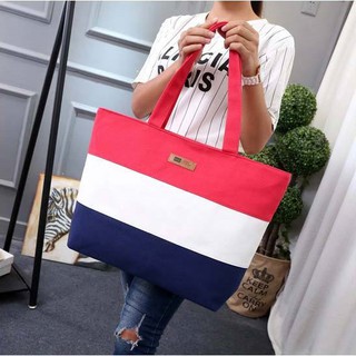 shopping bag ลาย 3 สี