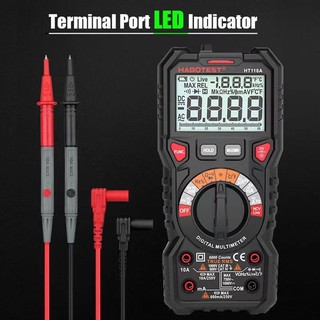 HABOTEST HT118Aมัลติมิเตอร์แบบดิจิตอลช่วงอัตโนมัติNCV Hz Ture RMS AC/DC 6000นับProfessionalสูงที่แม่นยำMultimetroเค