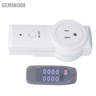 Gemini308 ซ็อกเก็ตปลั๊กไฟ รีโมตคอนโทรล ปลั๊ก Us 120V สําหรับเครื่องปรับอากาศ