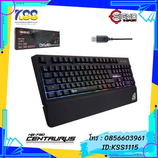 KEYBOARD SIGNO E-SPORT KB-730 รุ่น CENTAURUS Semi-Mechanical Gaming