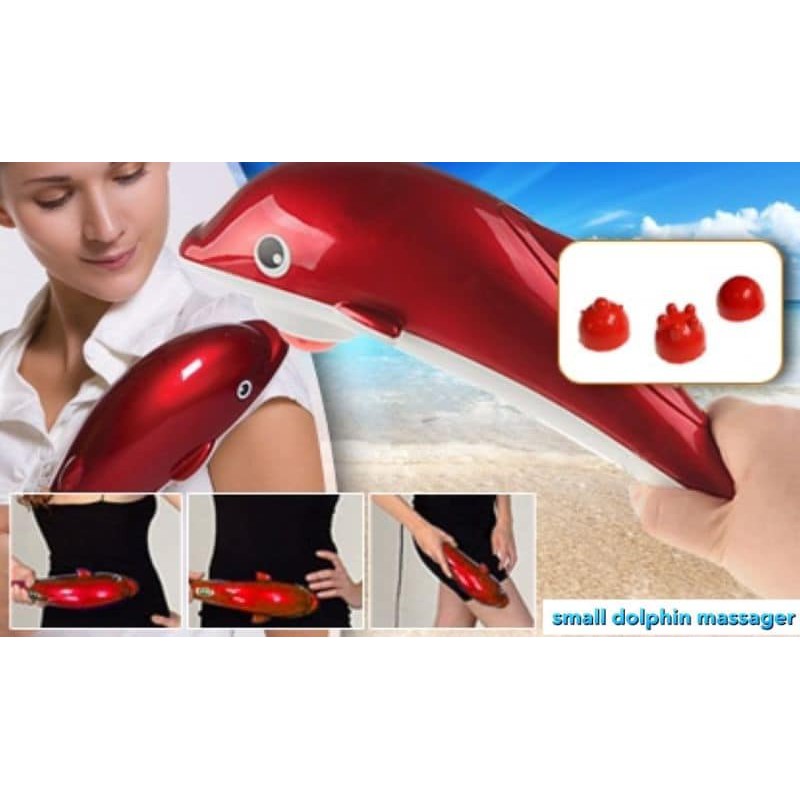 Small dolphin massager เครื่องนวดโลมาตัวเล็ก(ใช้สาย USB หรือใส่ถ่าน)