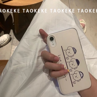 เคสโทรศัพท์มือถือ ซิลิโคน ลายการ์ตูนตาราง ทรงสี่เหลี่ยม สําหรับfor  iPhone 13 Pro Max Xs Max Xr 12 mini 7 Plus 12 Pro Max