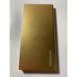 เพาเวอร์แบงค์ 50000mah แบบบาง ใช้ดีมากๆๆ สีทอง