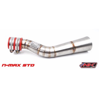 (NK racing) ท่อกรองเลส/ท่อไอดีเกรดอย่างดี Nmax155 ลูกเดิม