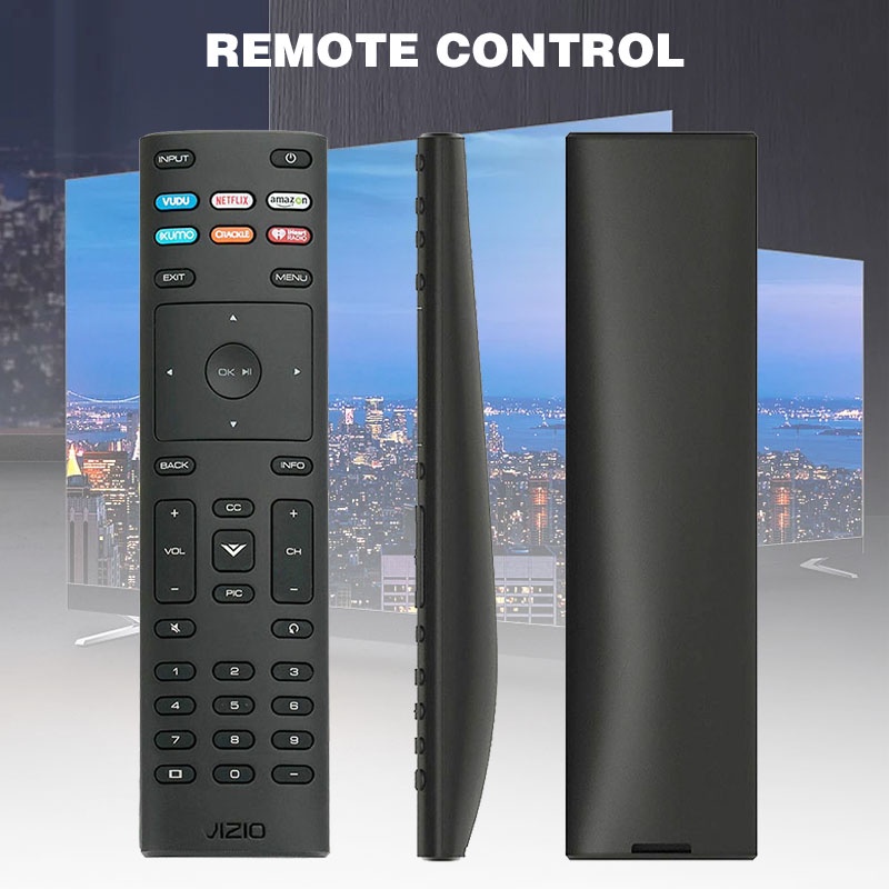ใหม่ XRT136 รีโมตคอนโทรลทีวี 6 คีย์ สําหรับ Vizio Smart TV Vudu Amazon ...