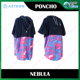 Aztron Microfiber Nebula Poncho Womens &amp; Junior ชุดคลุมเช็ดตัว เนื้อผ้าซับน้ำได้ดี