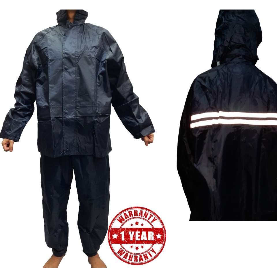 เสื้อกันฝน Rainsuit Baju Hujan รถจักรยานยนต์จักรยานจักรยานกันน้ํากลางแจ้ง Jakeet Hujan-กันน้ํา- baju