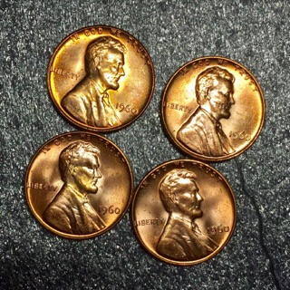 🇺🇸 เหรียญ US - Lincoln Memorial Cent 1960 P