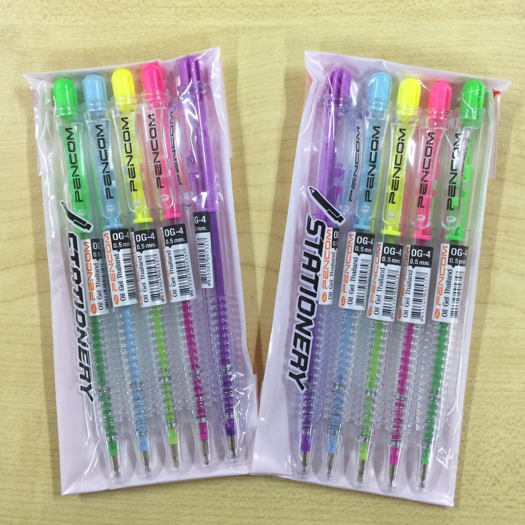 ปากกาหมึกน้ำเงินลูกลื่น แบบกด (BA217)