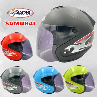 หมวกกันน๊อคเปิดหน้า NAKOYA รุ่น SAMURAI ** สินค้าคุณภาพดี พร้อมส่งตลอด จัดส่งทุกวัน