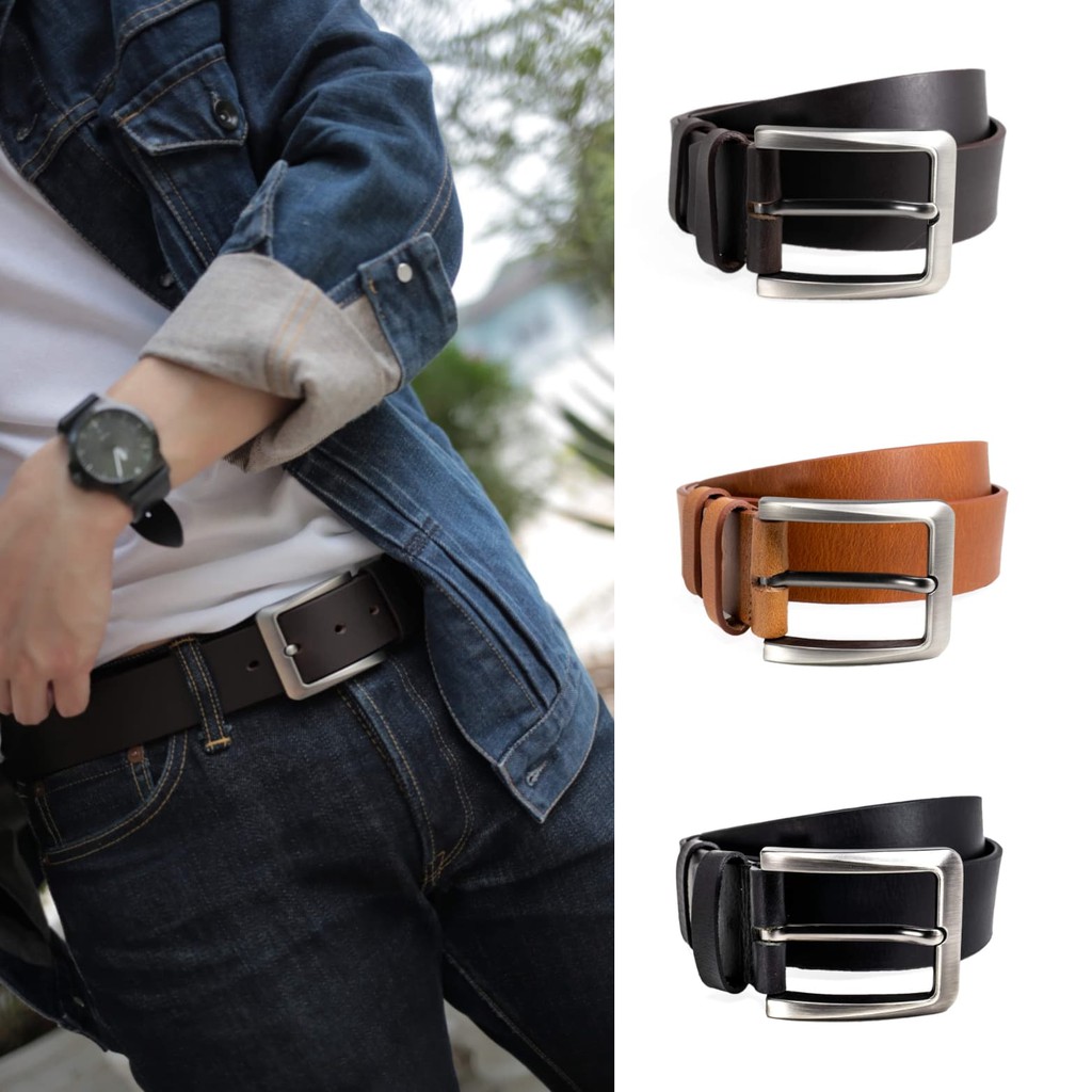 รีวิวเข็มขัดหนังแท้ Cansooba หนังวัวนำเข้า 1.5 นิ้ว: ทนทาน ใส่กับยีนส์