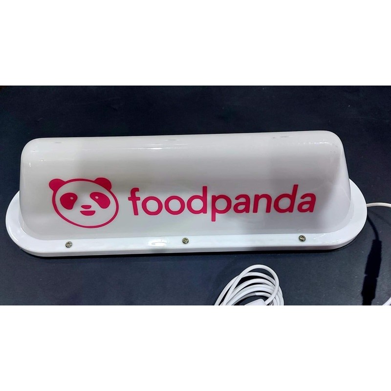 ป้ายไฟ foodpanda สภาพสมบูรณ์