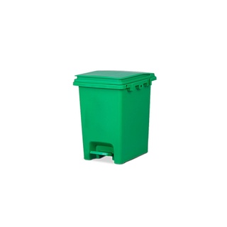 ถังขยะพลาสติกแบบมีเท้าเหยียบ COMBI WARE RX-15E-GRN สีเขียว ขนาด 15 ลิตร ถังขยะ Plastic waste bin with foot pedal COMBI W