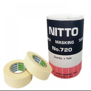 เทป กระดาษกาว นิตโต้ NITTO Tape (5ม้วน/แพค)