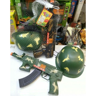 ปืนทหารพร้อมหมวก90บาท
