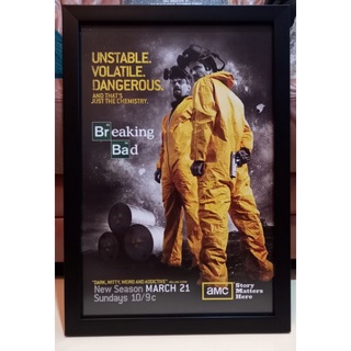 โปสเตอร์หนังซีรีส์ Breaking Bad พร้อมเข้ากรอบ