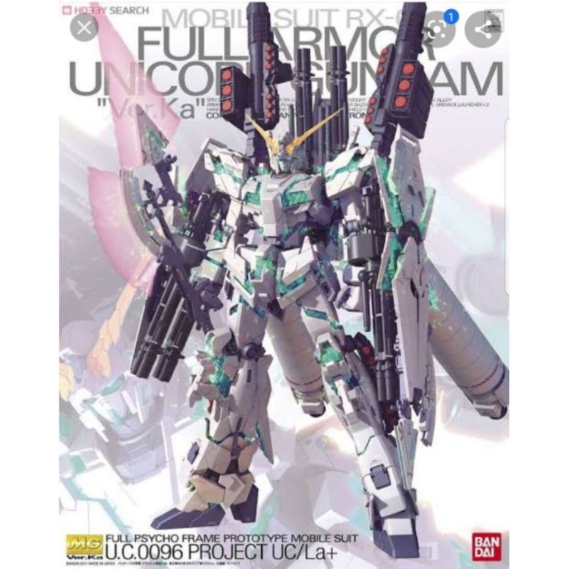 MG 1/100 Full Armor Unicorn Gundam Ver.KA