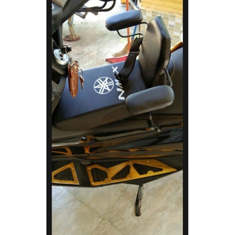 เบาะซ้อนท้ายเด็ก แถมพนักพิง Nmax | Nmax 2015, nmax 2016, nmax 2017, nmax 2018, nmax 2019