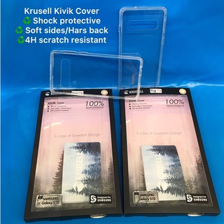 Krusell KlVlK Cover Samsung S10/S10+(plus) มาพร้อมความใส (Clear )เพื่อโชว์ความสวยงาม