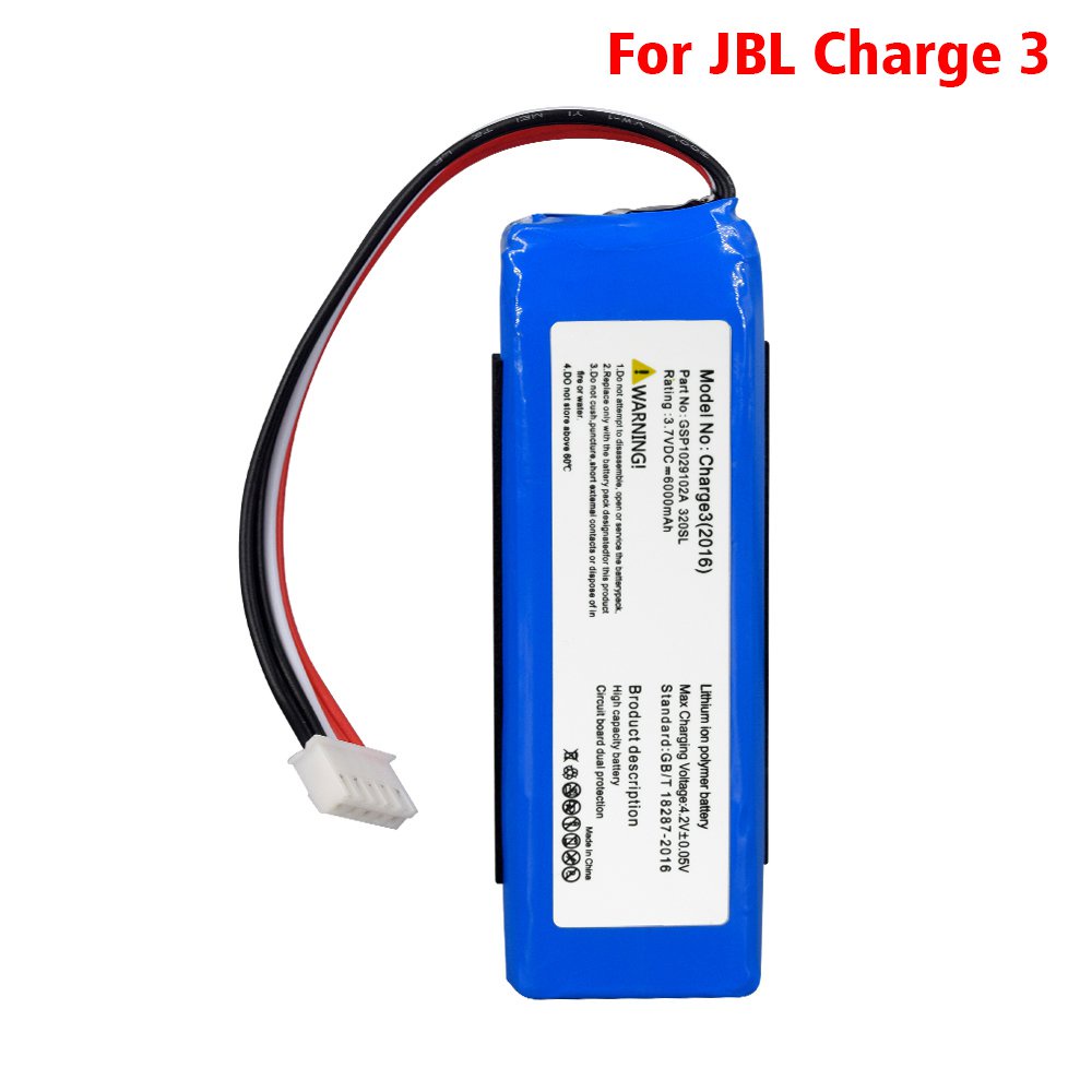 Cityork 37v 6000mah 222wh Gsp1029102a Battery For Jbl Charge 3 Charge