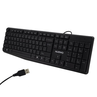 NUBWO NK-39 Business Keyboard USB คีย์บอร์ด (Black)