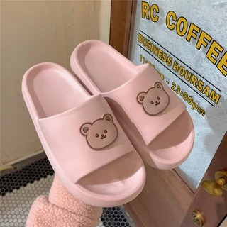 LGShoes 🐳รองเท้าแบบสวมสีสันสดใส พร้อมหน้าน้องหมีสุดน่ารัก พื้นนุ่มใส่สบาย ในราคาสบายกระเป๋า