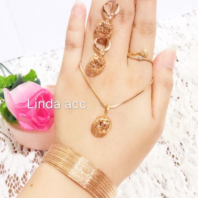 Xuping 24 กะรัต ชุดลูก Xuping 88