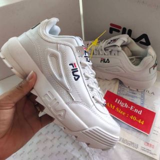 FILA DISRUPTOR 2 รองเท้าผ้าใบผู้หญิง รองเท้าผ้าใบผู้ชาย