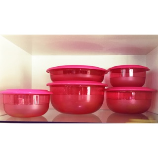 Tupperware. Pink. Quartz Serving Set