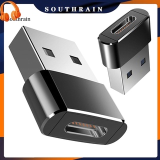 Southrain อะแดปเตอร์แปลง Type C เป็น USB พอร์ตโลหะ ตัวเมีย เป็นตัวผู้