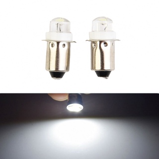 ◀READY▶2 Pcs P13.5S PR2 LED Bulb White 3V  Replace Flashlight Torch Lamp 6000K New# Good Quality