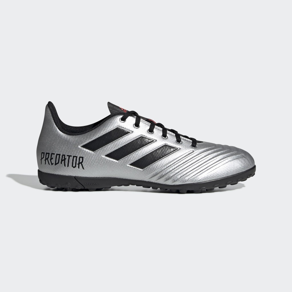 ร้องเท้าฟุตบอล ร้อยปุ่ม Adidas Predator 19.4 TF silver