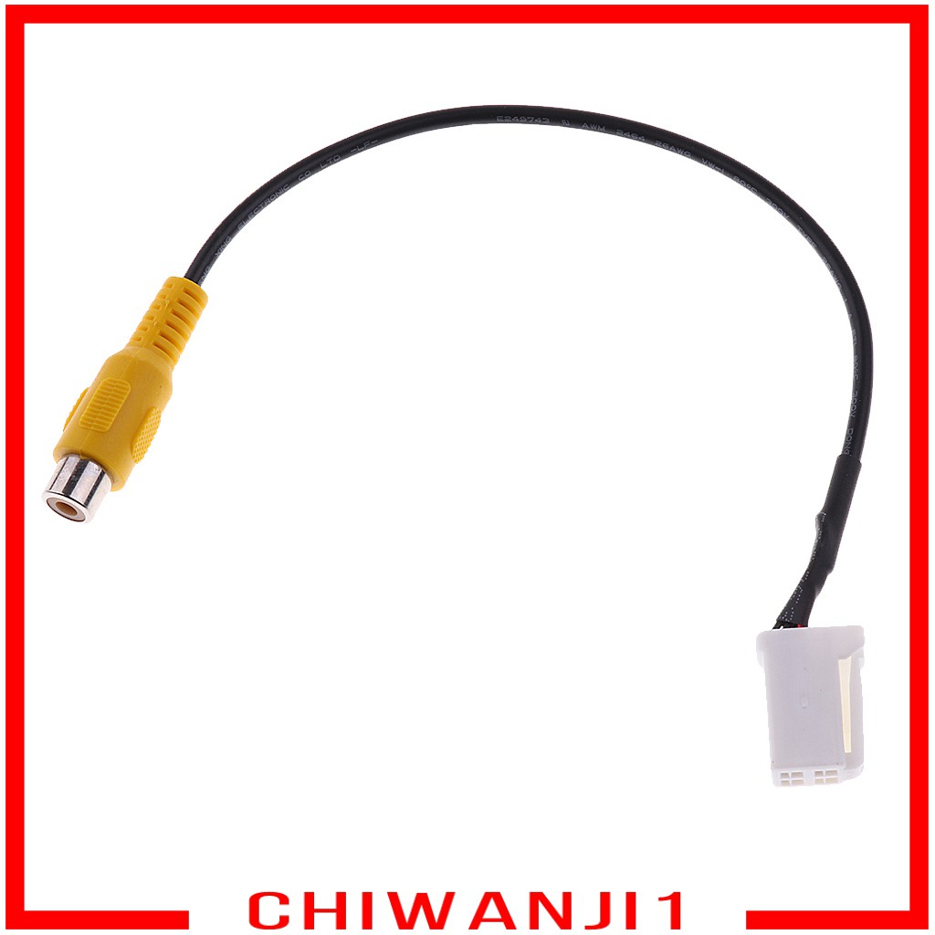 [CHIWANJI1] สายไฟวิดีโอกล้องถอยหลังรถยนต์ 24 ซม. สําหรับ DVD พร้อม