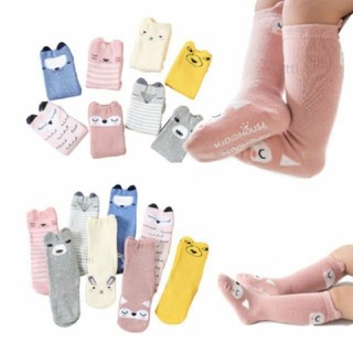 🦶🏻Sockkids ถุงเท้าเด็กแบบยาวมีกันลื่น🦶🏻