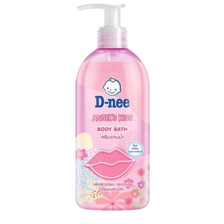 D-nee Body Bath [หมดอายุ 11/2024] ดีนี่ แอนเจิล คิส ครีมอาบน้ำ 450 มล.