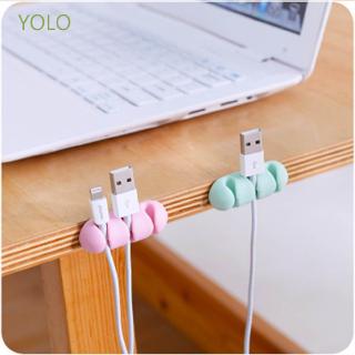 yolo คลิปซิลิโคนสําหรับจัดเก็บสาย usb data