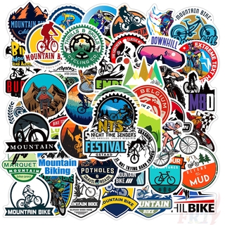 ❉ Mountain Bike Series 05 Extreme Sports MTB สติ๊กเกอร์ ❉ 50Pcs/Set Waterproof DIY Fashion Decals Doodle สติ๊กเกอร์