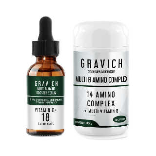 GRAVICH Inside Out Healthy Multi B Set(Multi B Serum+Multi B Capsule)ดูแลผิวจากภายในสู่ภายนอก ฟื้นผิวแข็งแรง ผิวสุขภาพดี