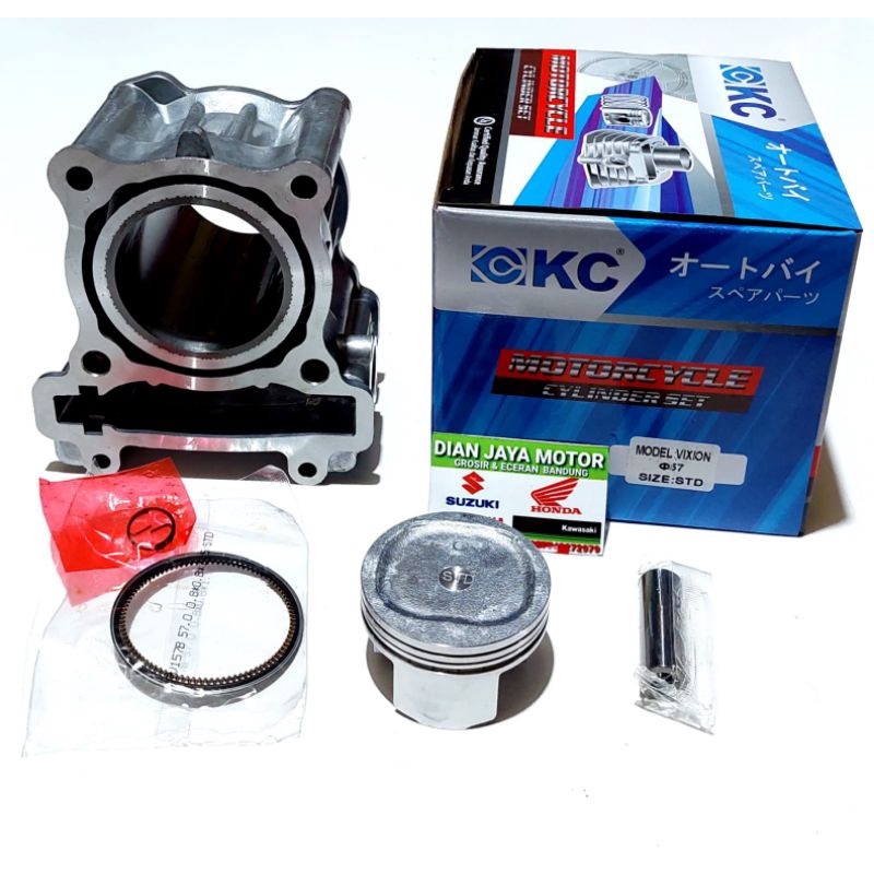 (KC) CYLINDER BORING BLOCK SEHER KIT ASSY VIXION OLD NEW BRAND KC LINER PREMIUM STEEL CAN BE KERTER 