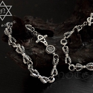 สร้อยข้อมือลายวัชระ Vajra-Dorje Bracelet Sterling Silver 92